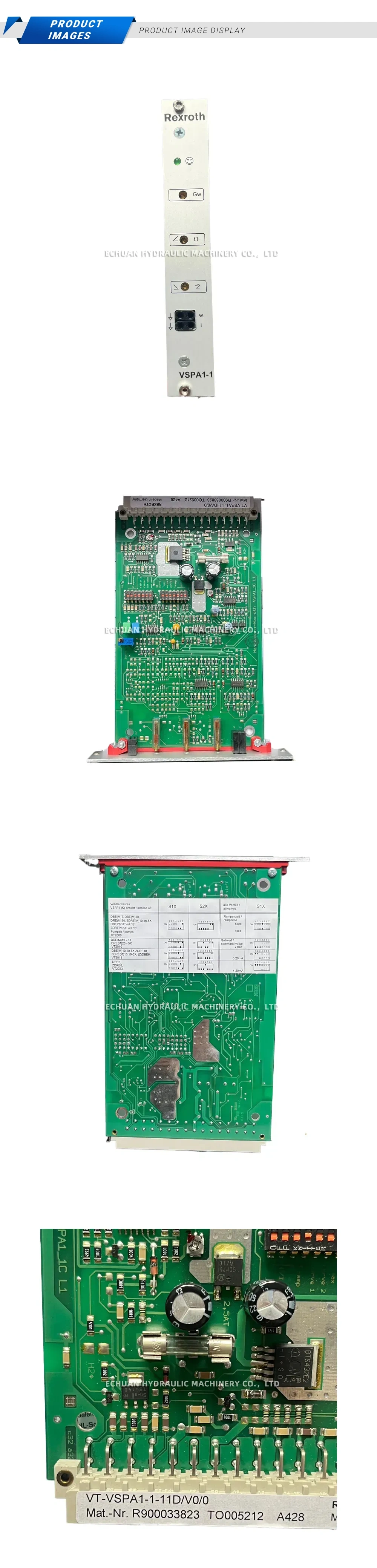 Rexroth VT-VSPA1-1-11D/V0/0 Amplifier Card Description