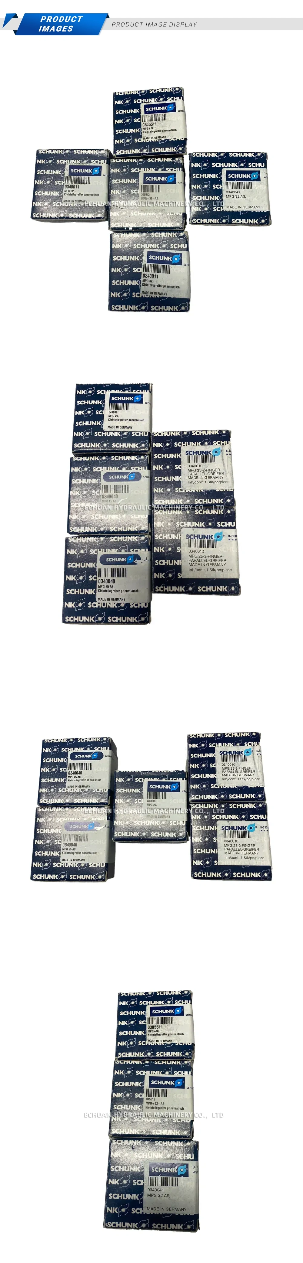 SCHUNK MPG Series (MPG 20, MPG 25, MPG 32, MPG+32) Pneumatic Parallel Gripper Description