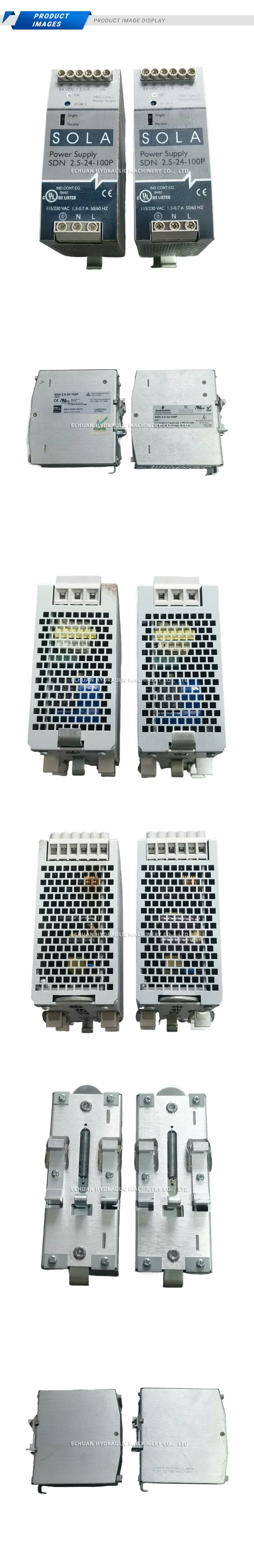 SOLA SDN 2.5-24-100P DIN Rail Power Supply Description