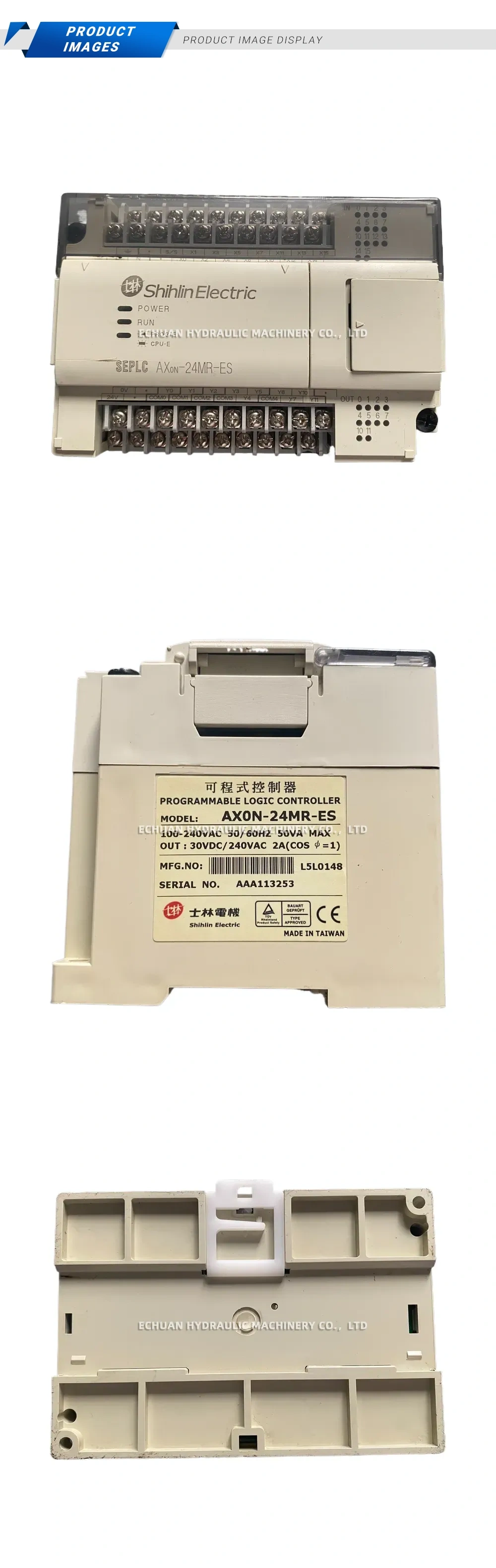 Shihlin Electric AX0N-24MR-ES Programmable Logic Controller Description