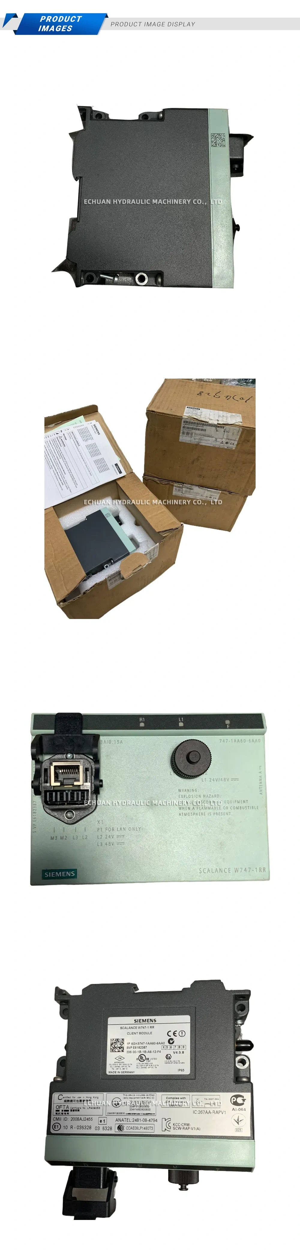 Siemens 6GK5747-1AA60-6AA0 SCALANCE W747-1 RR Client Module Description