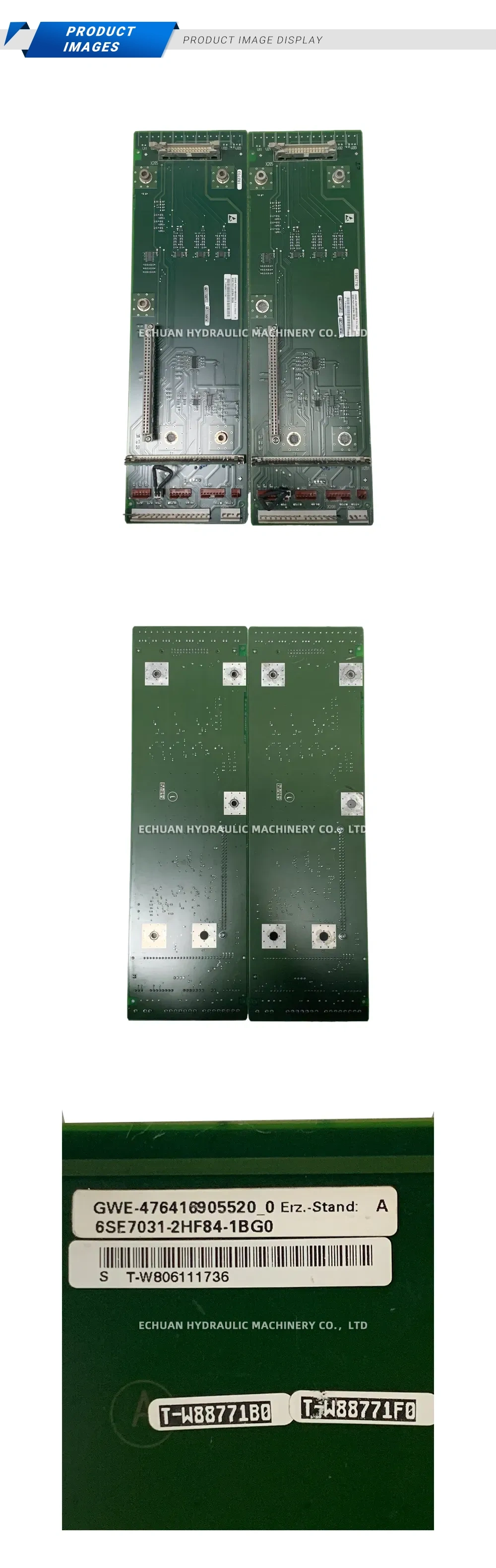 Siemens 6SE7031-2HF84-1BG0 PCB Power Board Description