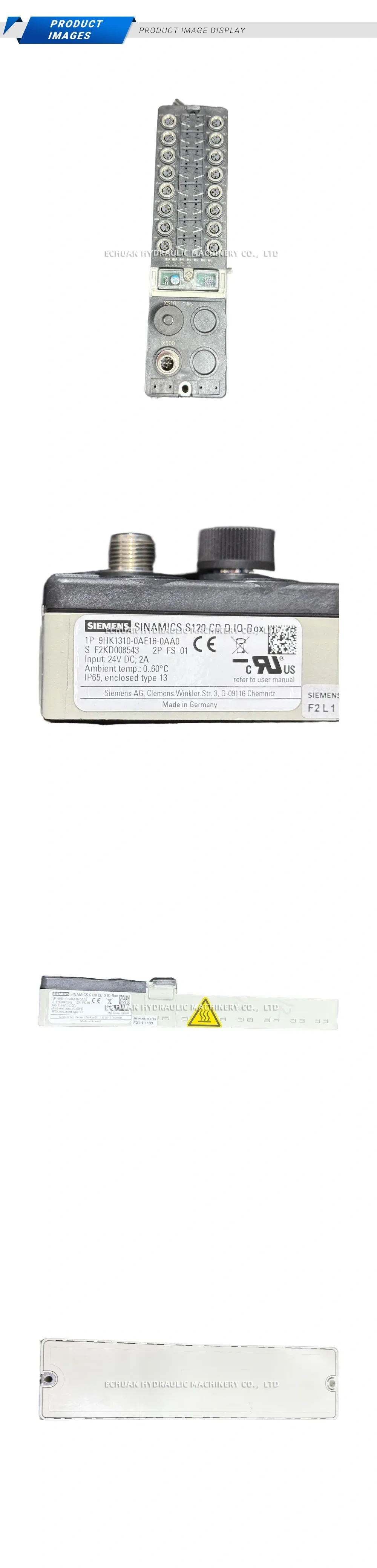 Siemens 9HK1310-0AE16-0AA0 SINAMICS S120 CD D IO-Box Description