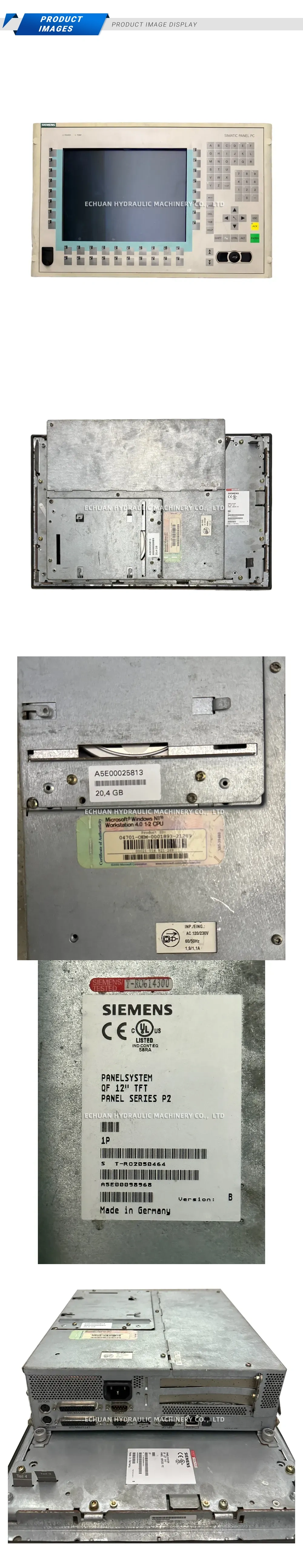 Siemens PANEL SERIES P2 SIMATIC Panel PC Description