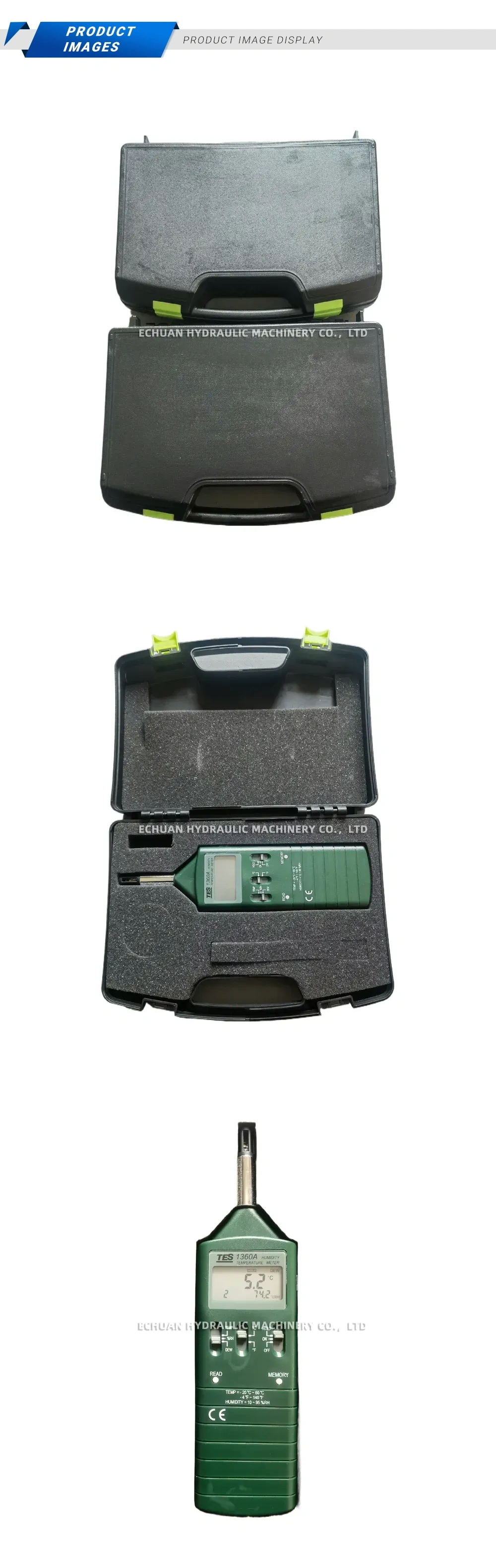 TES 1360A Humidity Temperature Meter Description