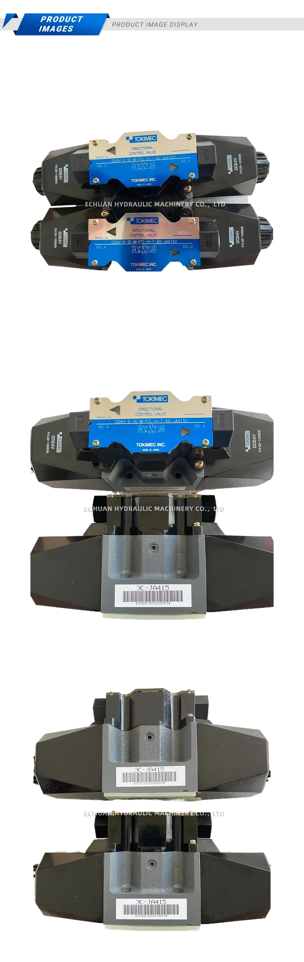 TOKIMEC DG4V-5-3C-M-P7L-H-7-40-JA415Y Directional Control Valve Description