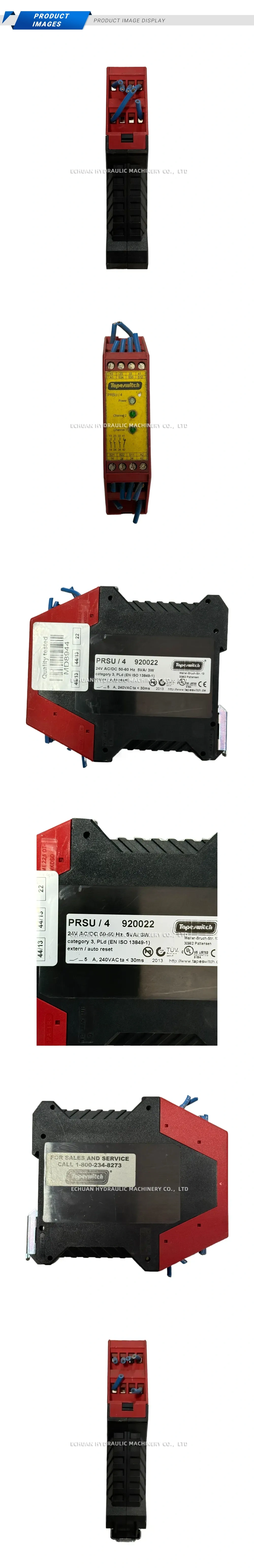 Tapeswitch PRSU / 4 Safety Relay Module Description