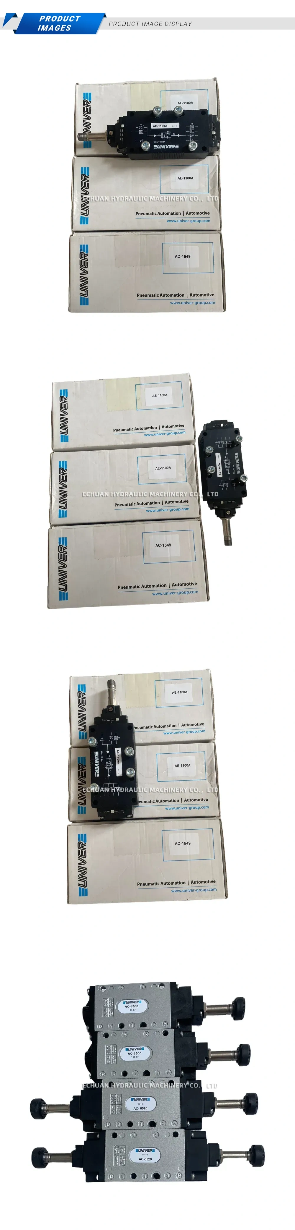 UNIVER AE-1100A Pneumatic Valve Description