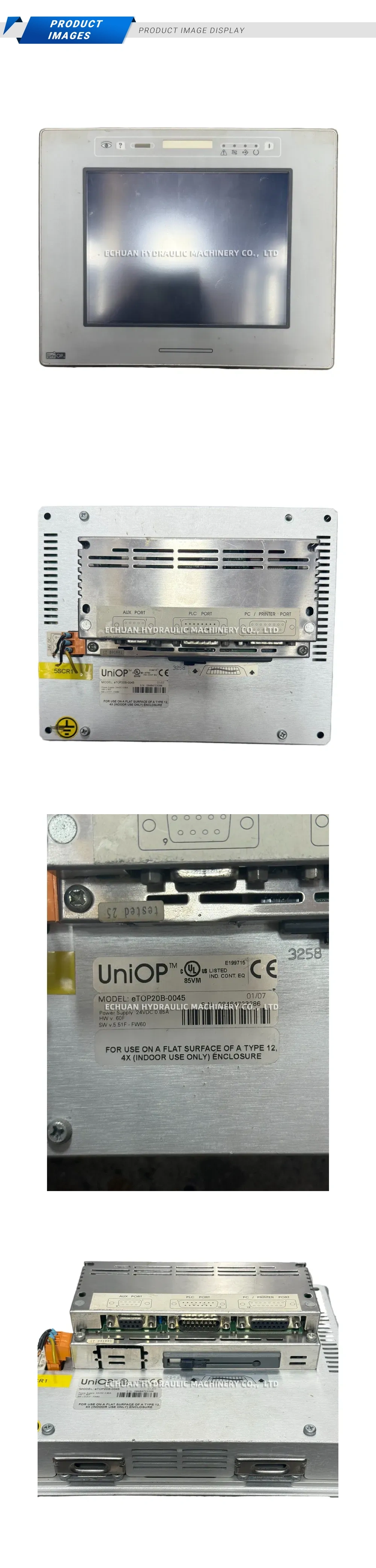 UniOP eTOP20B-0045 Industrial HMI Panel Description