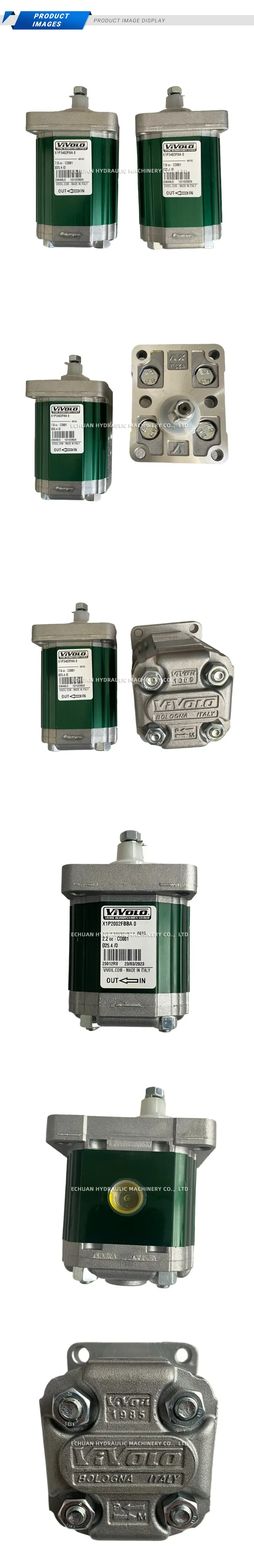 ViVOLO X1P3402FIIA 0 / X1P2002FBBA 0 Hydraulic Gear Pump Description