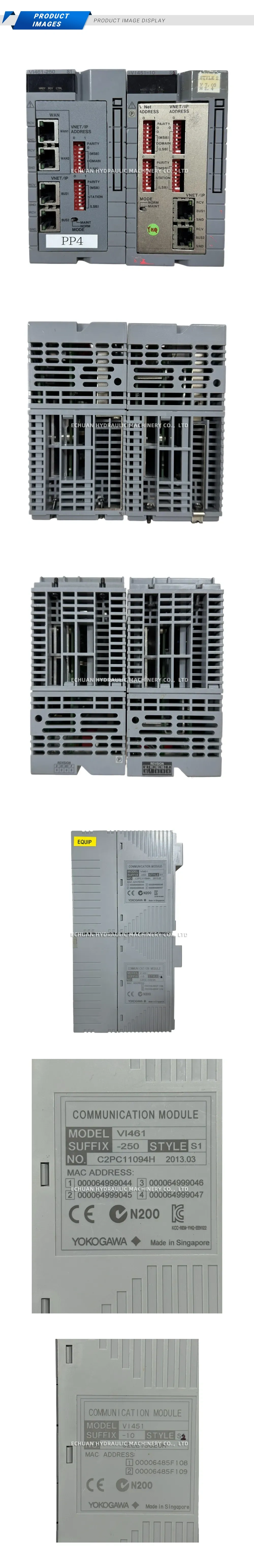 Yokogawa VI461-250 / VI451-10 Communication Module Description