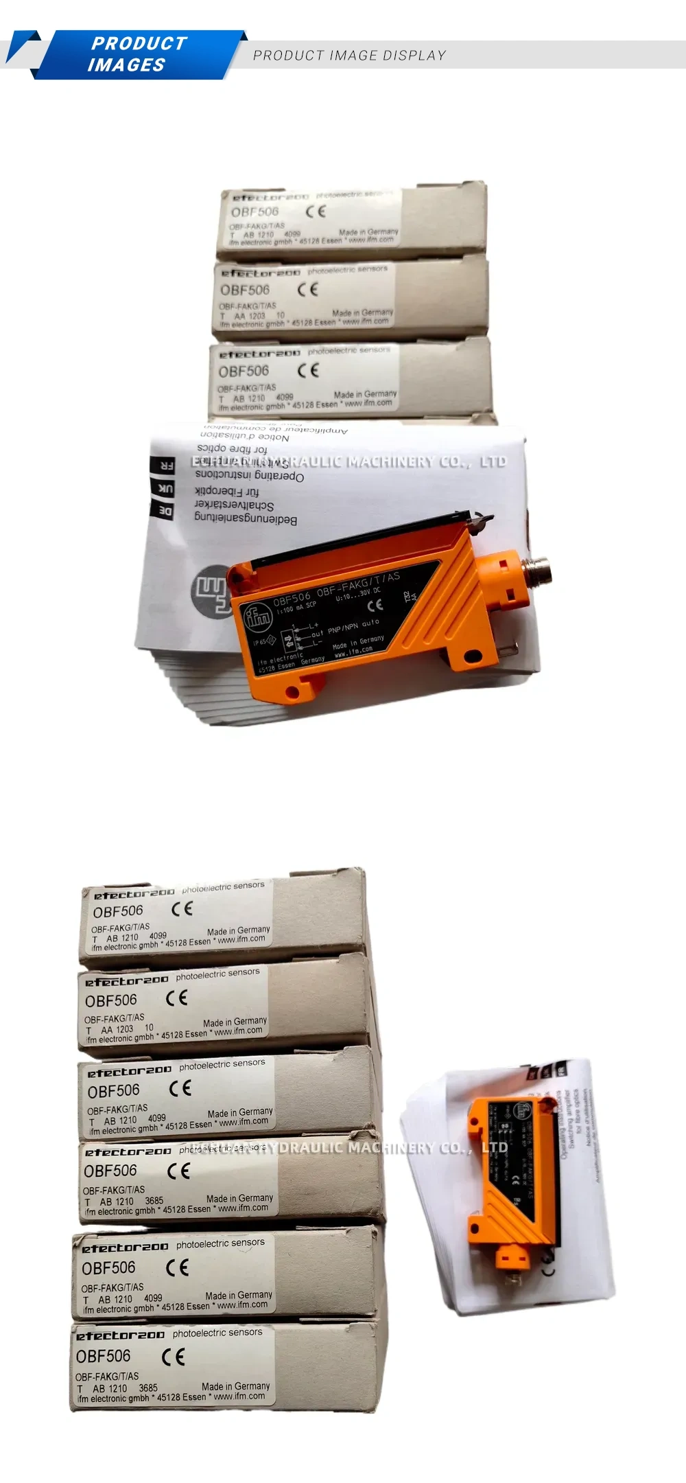 ifm OBF506 Photoelectric Sensor Amplifier Description