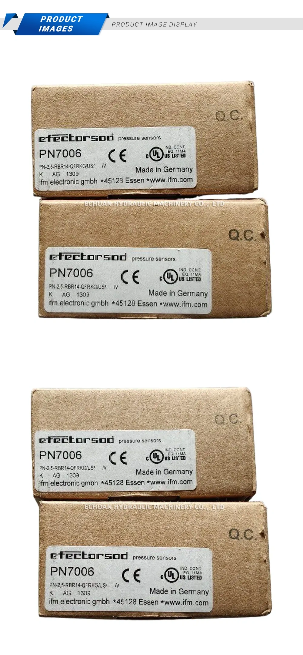 ifm electronic PN7006 Pressure Sensor Description
