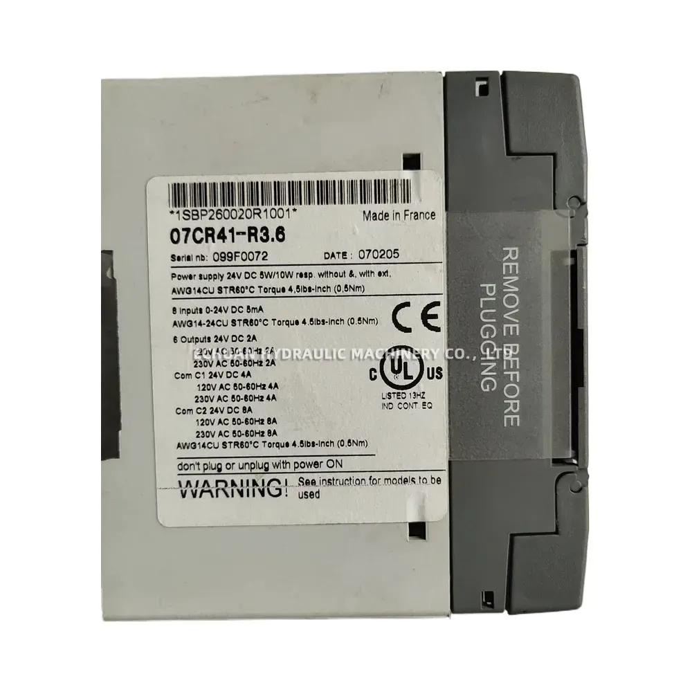 ABB 07CR41-R3.6 PLC Module Stack (CPU and I/O Extension Modules)