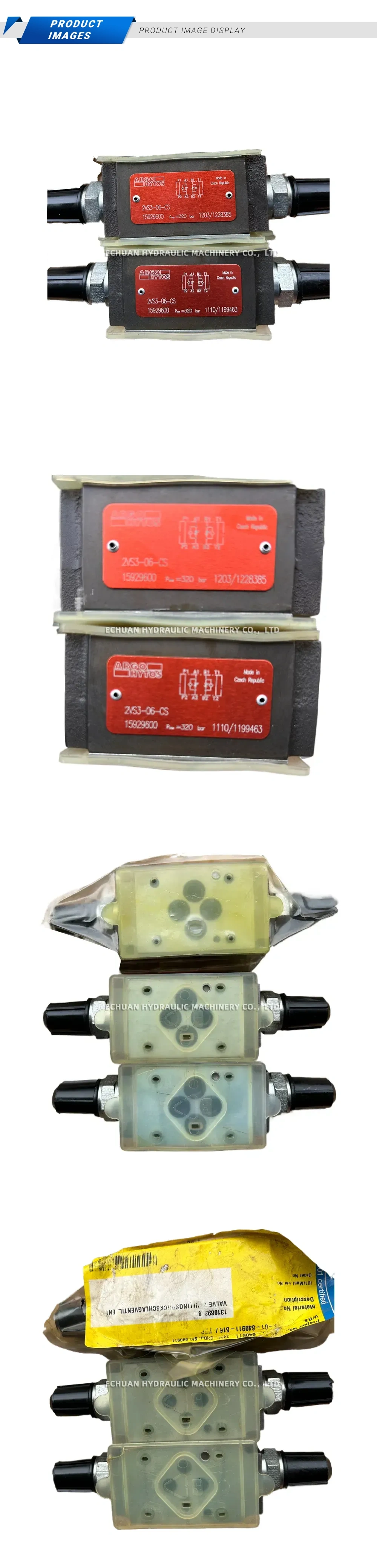 ARGO-HYTOS 2VS3-06-CS Hydraulic Pilot Check Valve Description