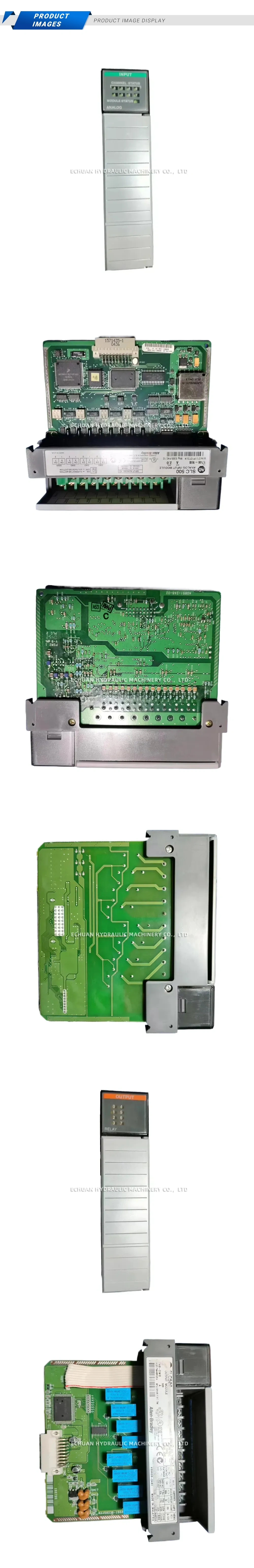 Allen-Bradley 1746-NI8 / 1746-OW8 SLC 500 PLC I/O Modules (Analog Input & Relay Output) Description