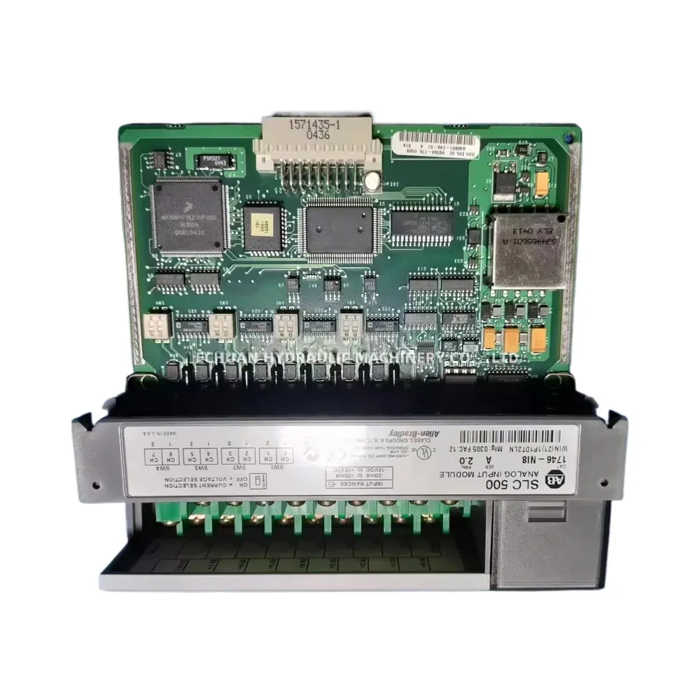 Allen-Bradley 1746-NI8 / 1746-OW8 SLC 500 PLC I/O Modules (Analog Input & Relay Output)
