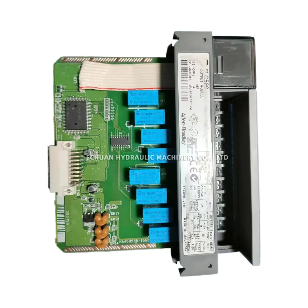 Allen-Bradley 1746-NI8 / 1746-OW8 SLC 500 PLC I/O Modules (Analog Input & Relay Output)