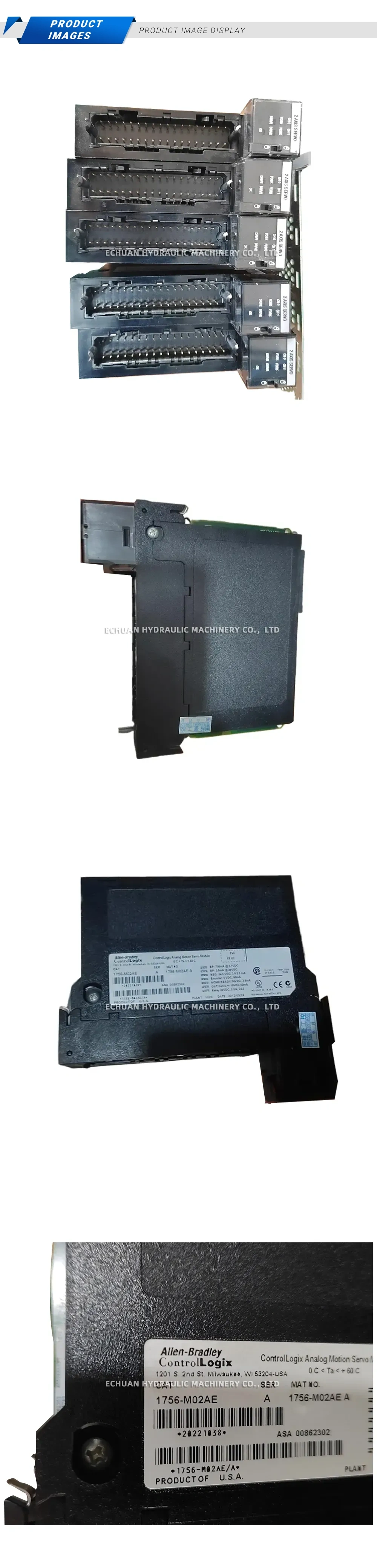 Allen-Bradley 1756-M02AE ControlLogix Analog Motion Servo Module Description
