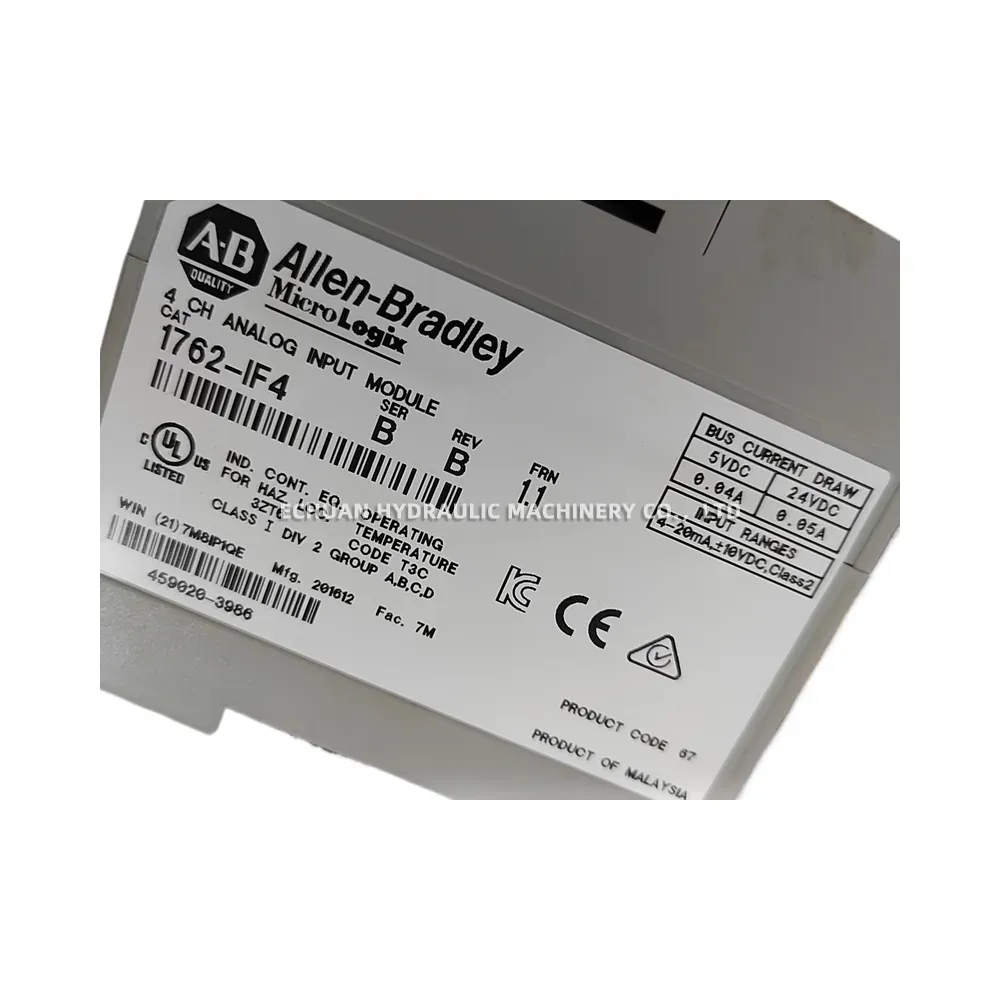 Allen-Bradley 1763-L16BBB / 1762-IF4 / 1766-L32BXBA PLC Controller and Analog Input Module
