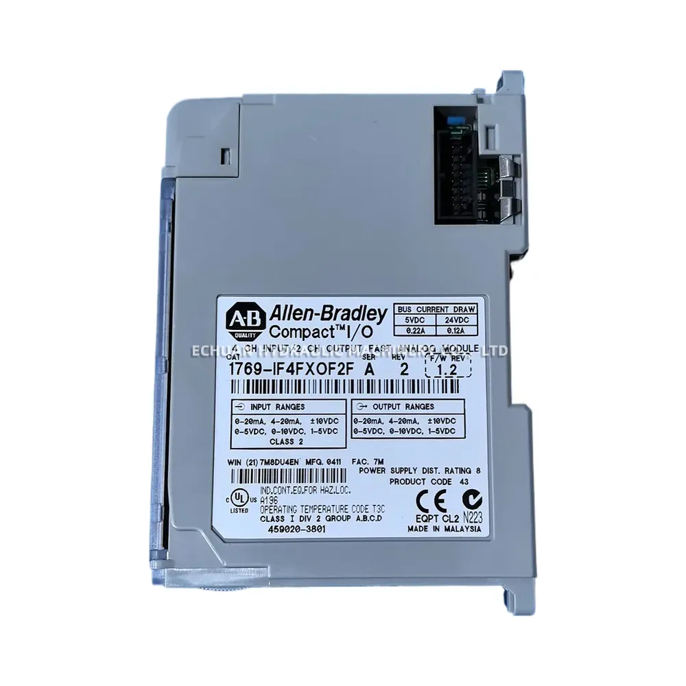 Allen-Bradley 1769-IF4XOF2F Compact I/O 4 CH Input/2 CH Output Fast Analog Module