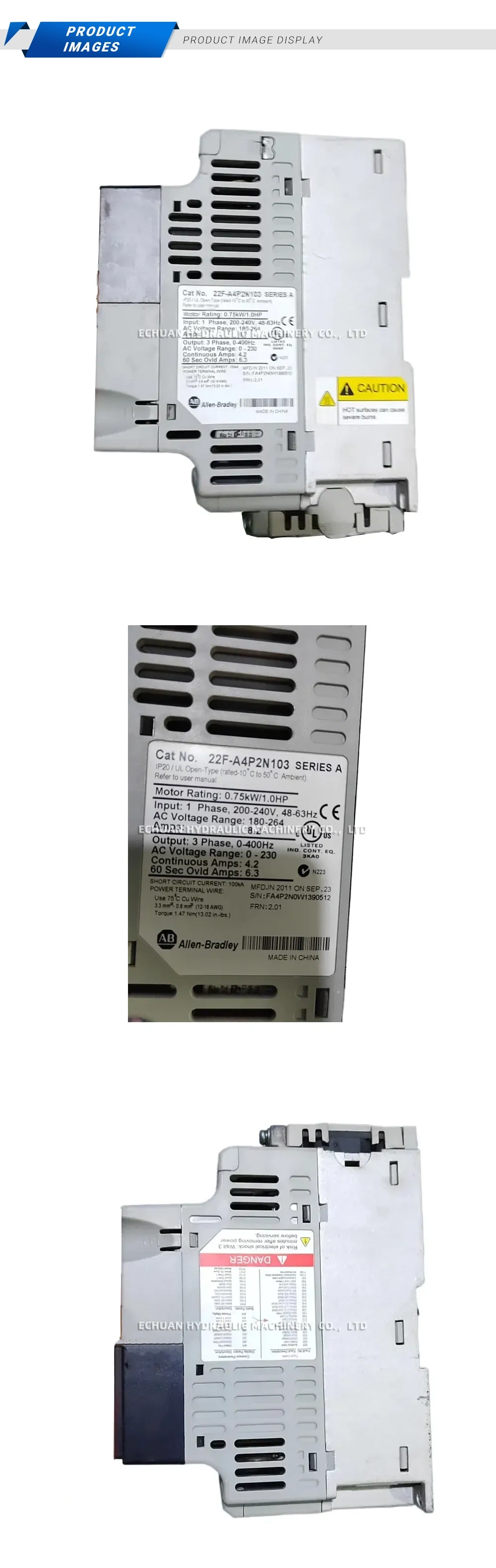 Allen-Bradley 22F-A4P2N103 AC Drive Description
