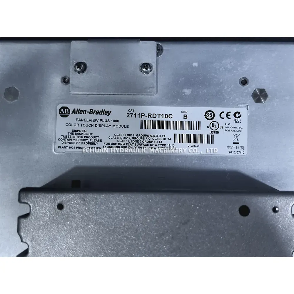 Allen-Bradley 2711P-T10C4D6 PanelView Plus 1000 HMI Terminal