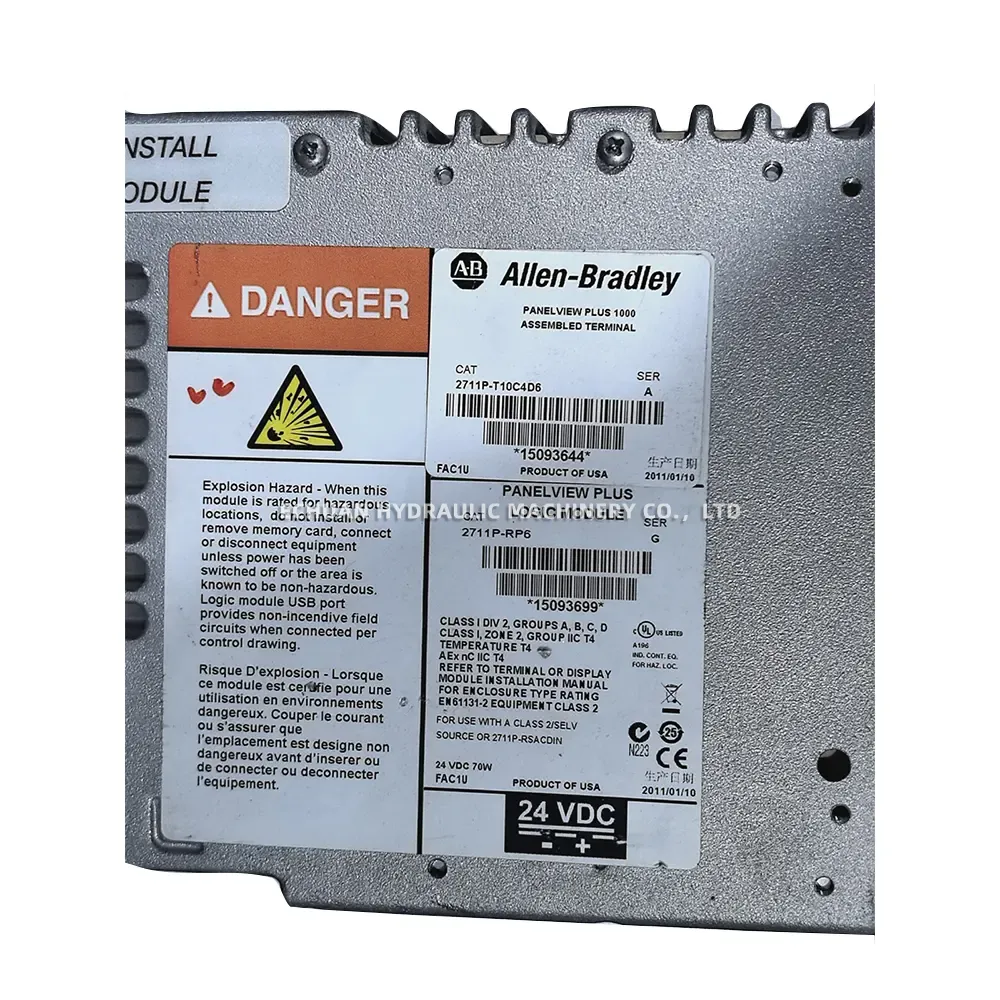Allen-Bradley 2711P-T10C4D6 PanelView Plus 1000 HMI Terminal