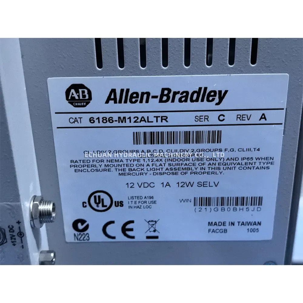 Allen-Bradley 6186-M12ALTR VersaView 1200M Panel Monitor