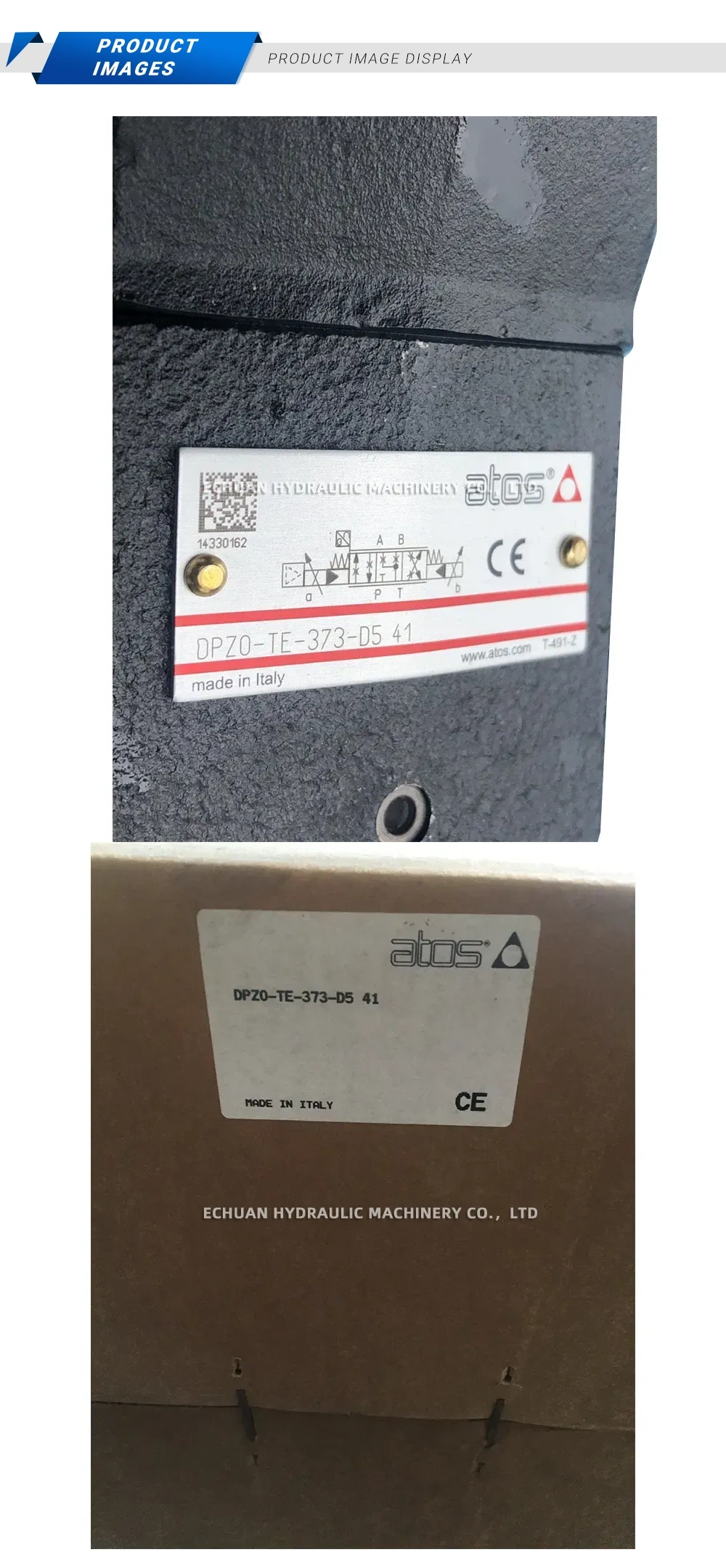 Atos DPZO-TE-373-D5 41 Proportional Directional Control Valve Description