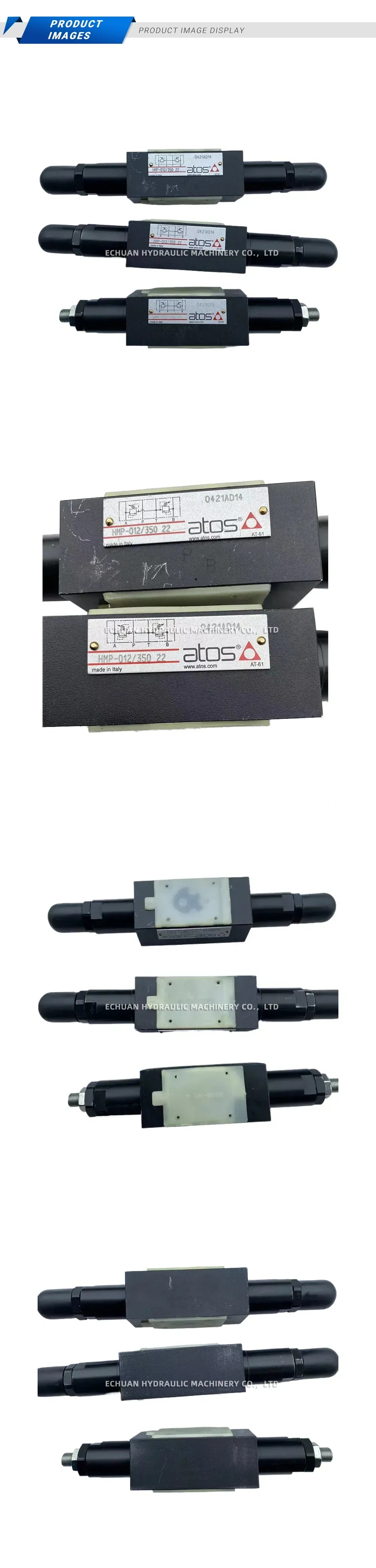Atos HMP-012/350 22 Direct Operated Pressure Relief Valve Description