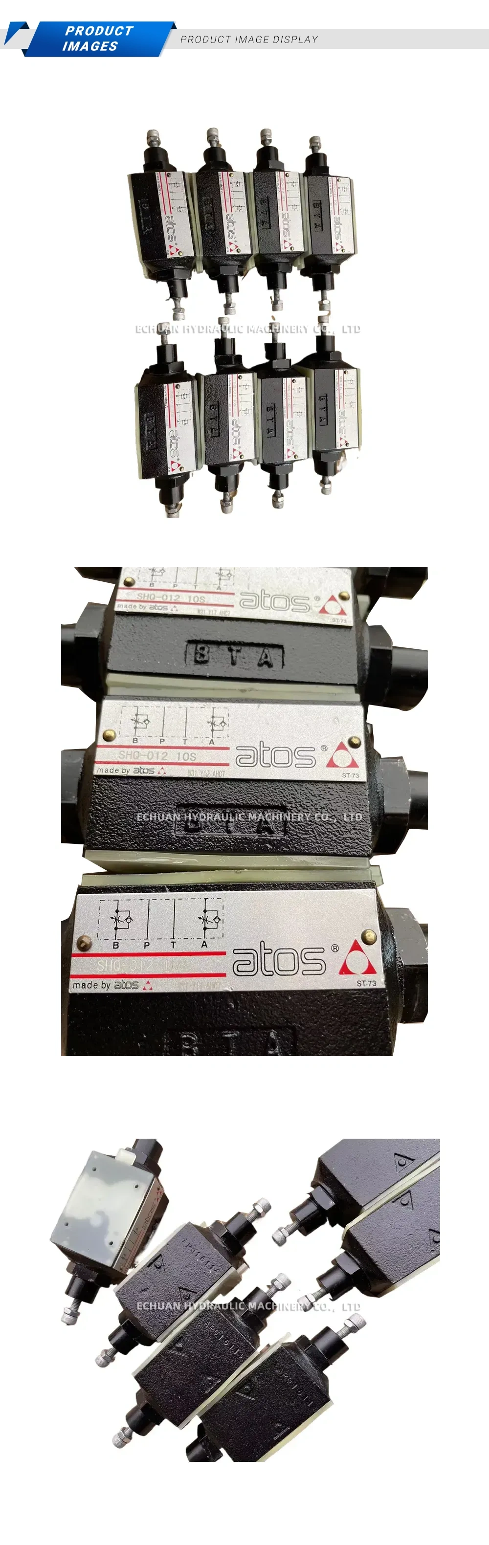 Atos SHQ-012 10S Hydraulic Pilot Check Valve Description