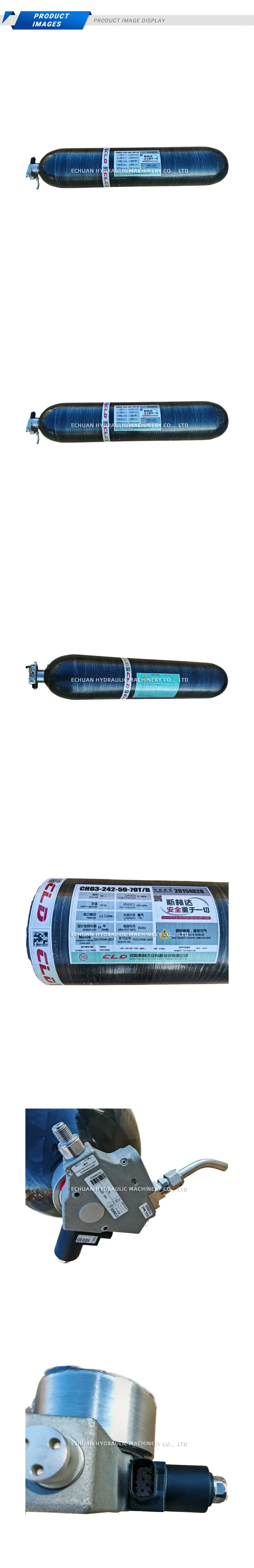 CLD CHG3-242-50-70T/B High Pressure Hydrogen Cylinder Description