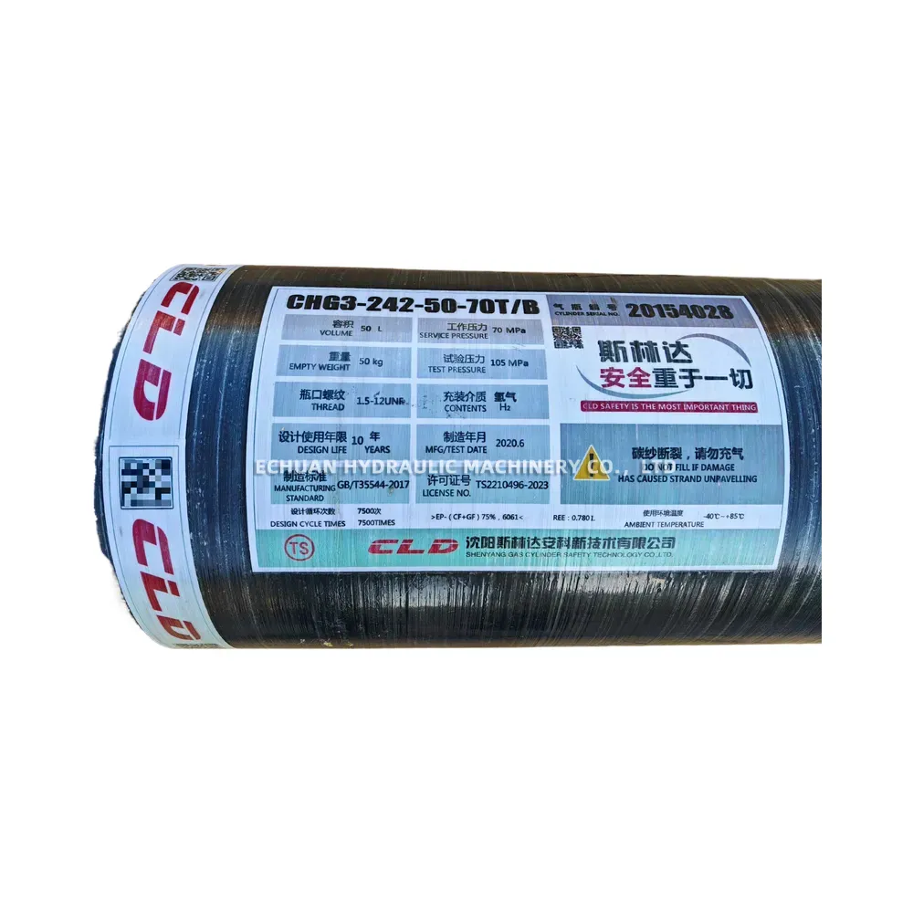 CLD CHG3-242-50-70T/B High Pressure Hydrogen Cylinder