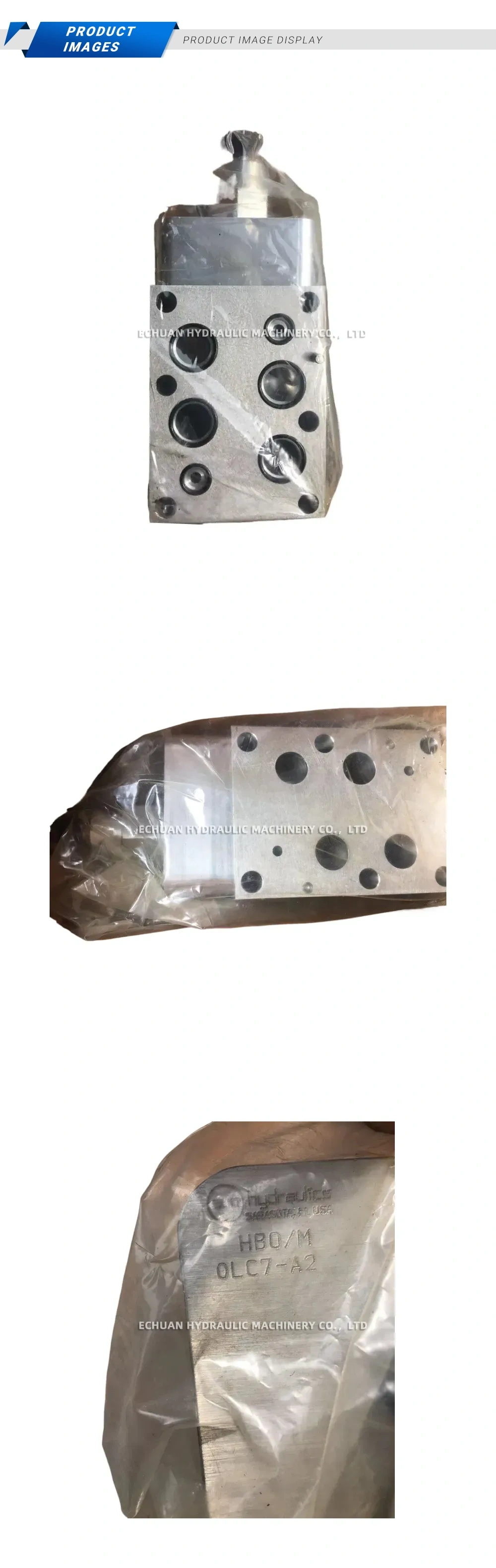 CM Hydraulics HBO/M 0LC7-A2 Hydraulic Manifold Block Description
