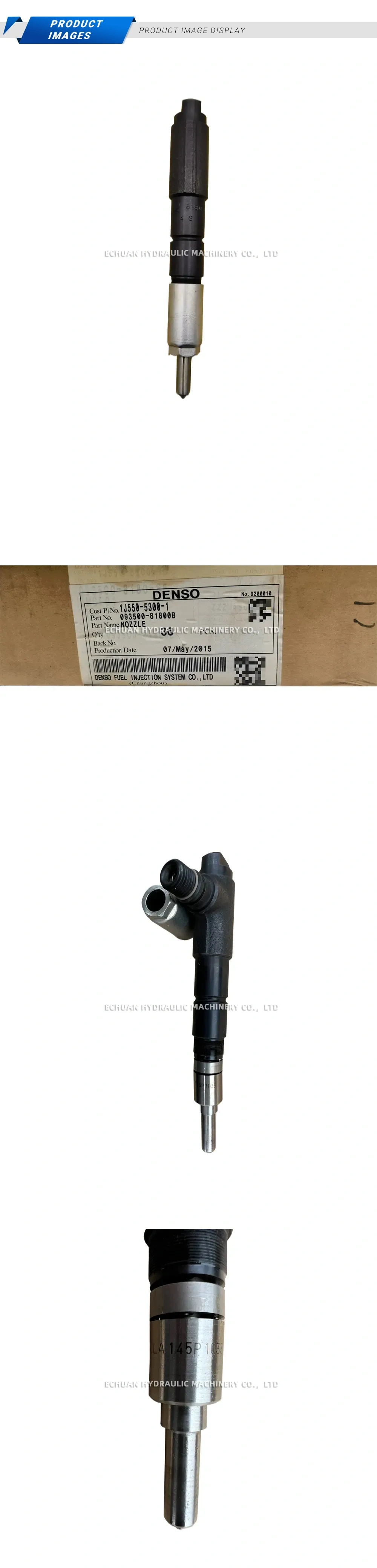 DENSO 093500-81800B / LA 145P 103 Fuel Injection Nozzle Description