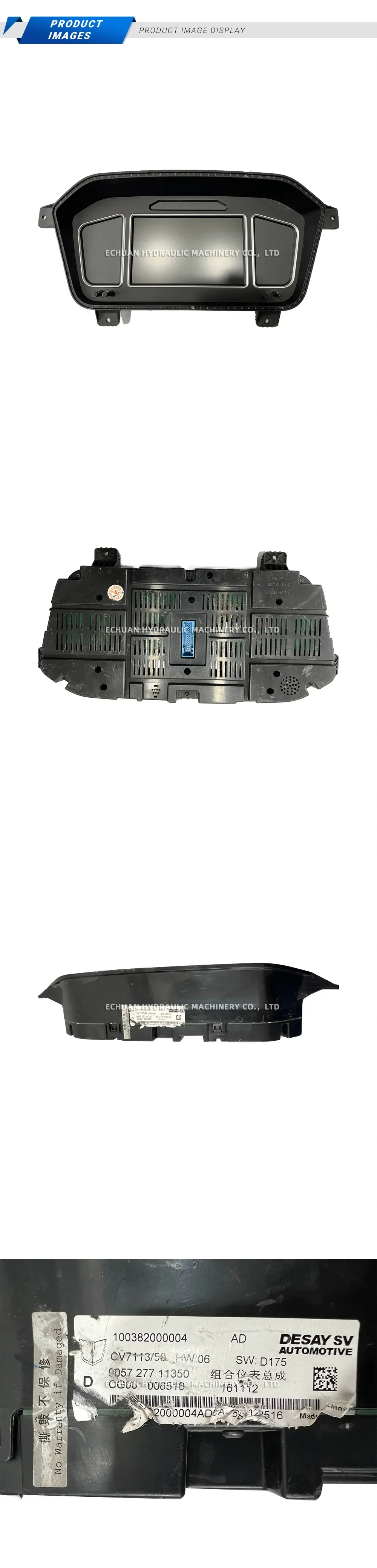 DESAY SV CV7113/56 Automotive Instrument Cluster Assembly Description