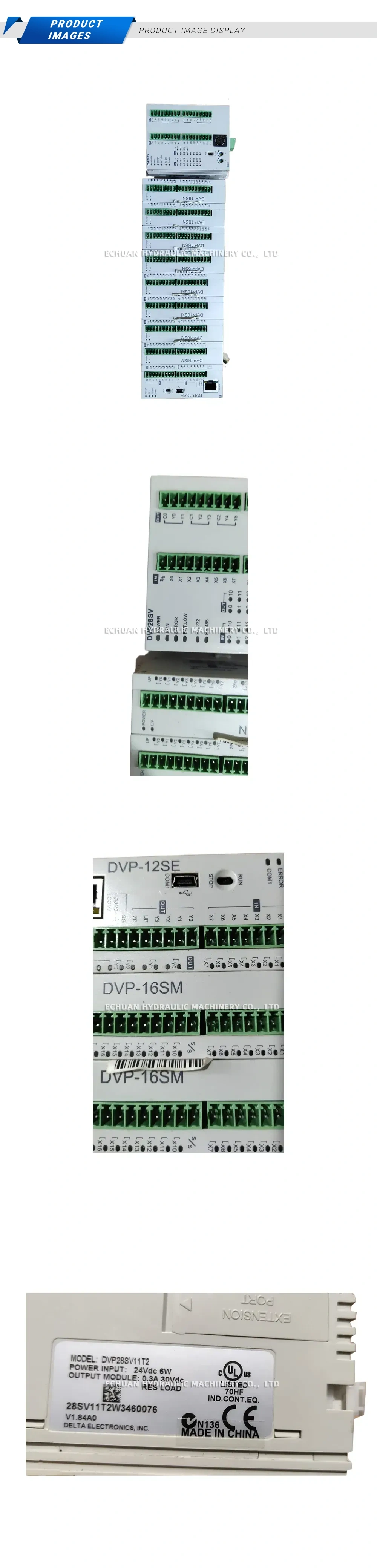 Delta Electronics DVP28SV11T2 / DVP-12SE / DVP-16SM / DVP-16SN Programmable Logic Controller (PLC) Modules Description