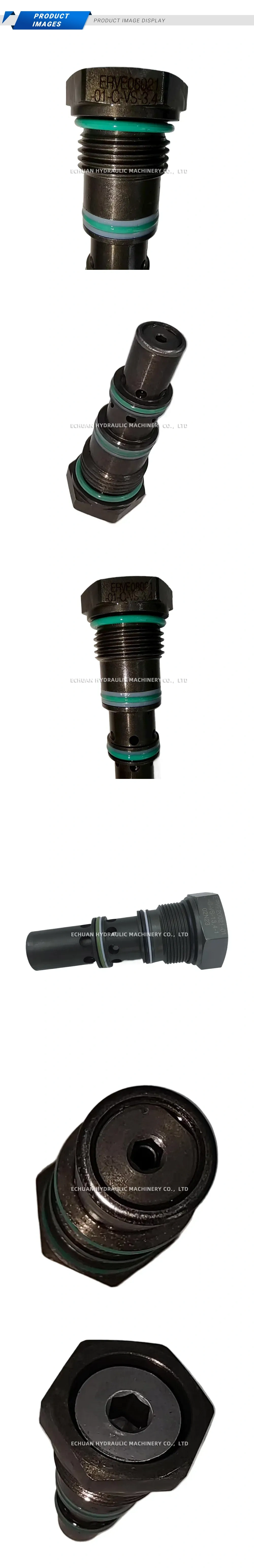 Eaton ERVE08021 Hydraulic Direct Operated Relief Valve Cartridge Description