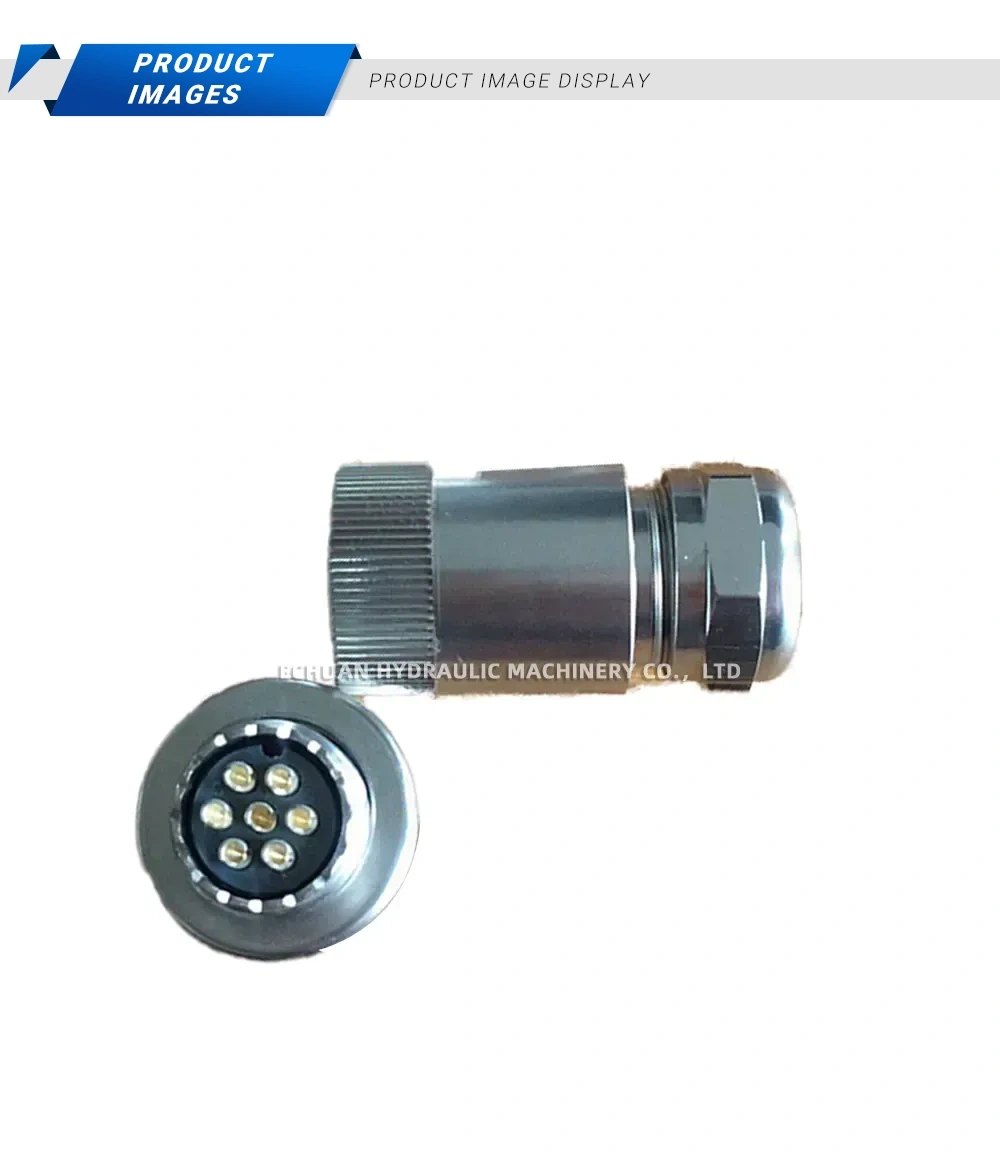 HAFIK DIN 43 563-BF6-3/PG 6-Pole Solenoid Valve Connector Description