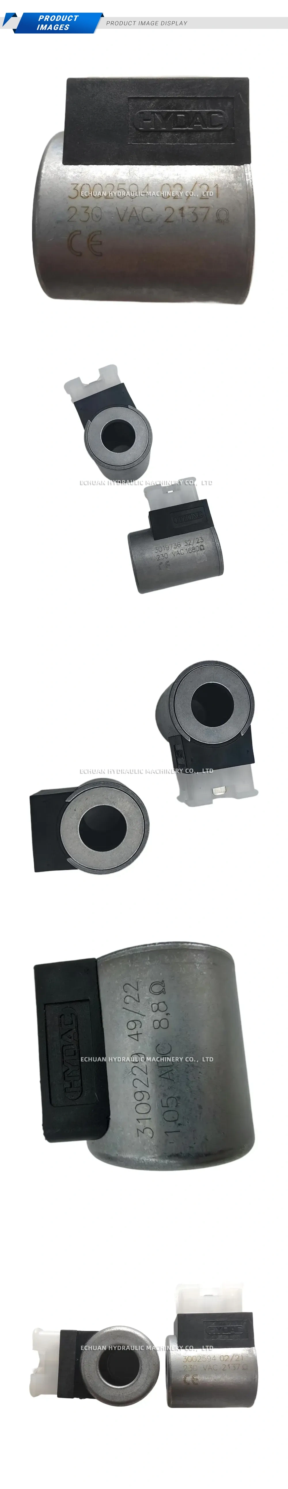 HYDAC 3002594 Solenoid Coil Description