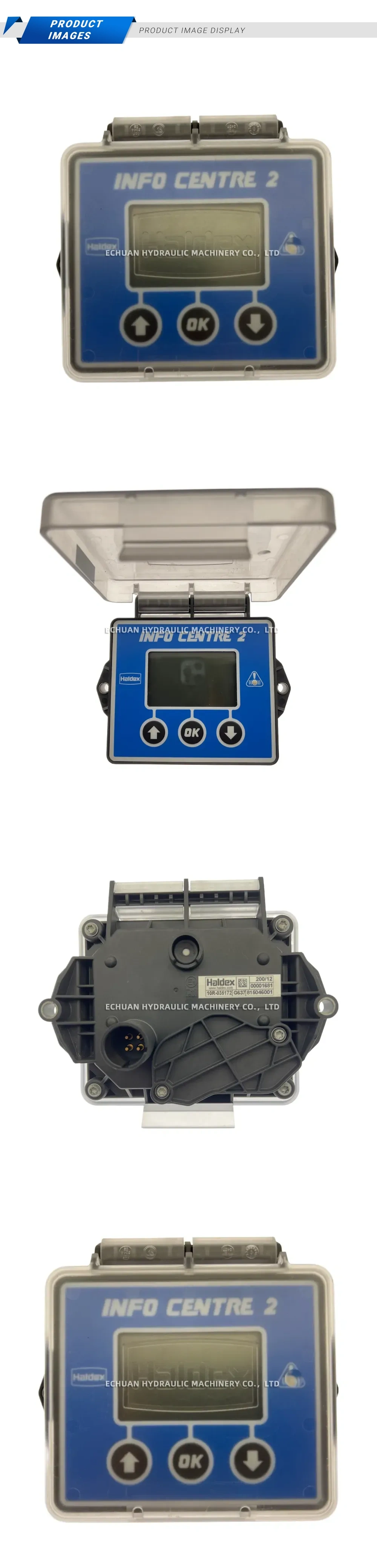 Haldex INFO CENTRE 2 Electronic Display Unit Description