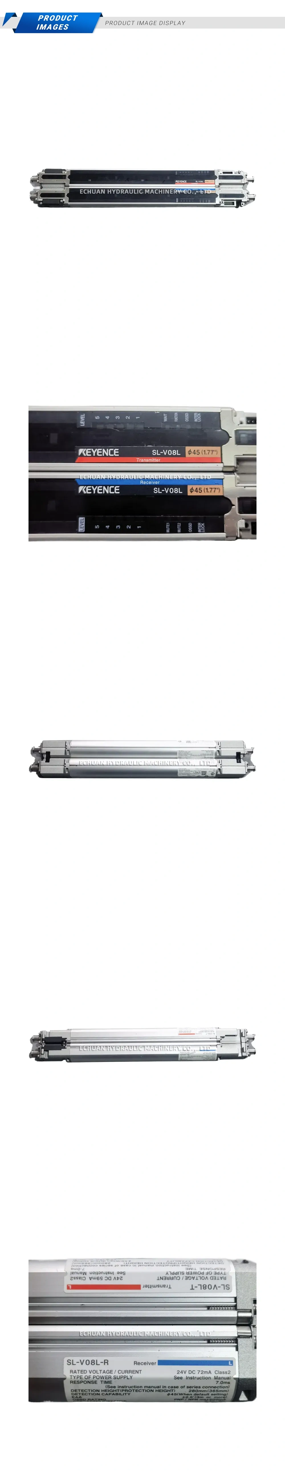 KEYENCE SL-V08L Safety Light Curtain Description