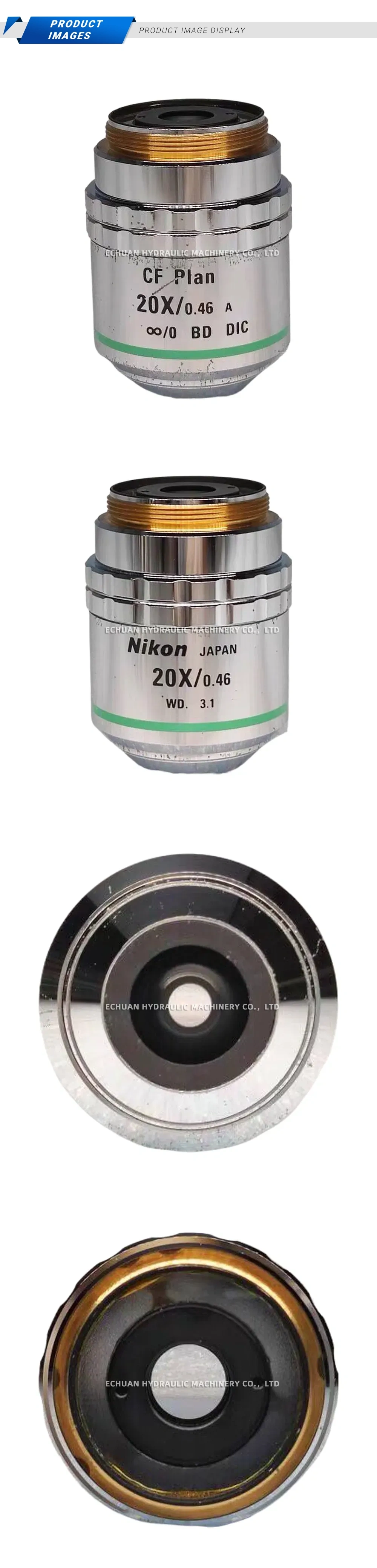 Nikon CF Plan 20X/0.46 Microscope Objective Lens Description