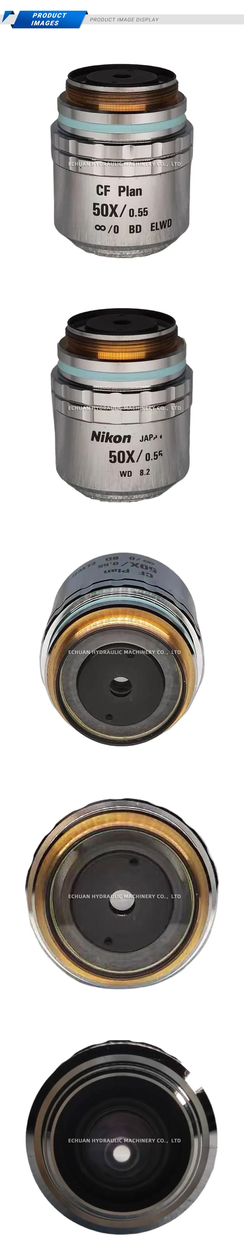 Nikon CF Plan 50X/0.55 BD ELWD Microscope Objective Lens Description