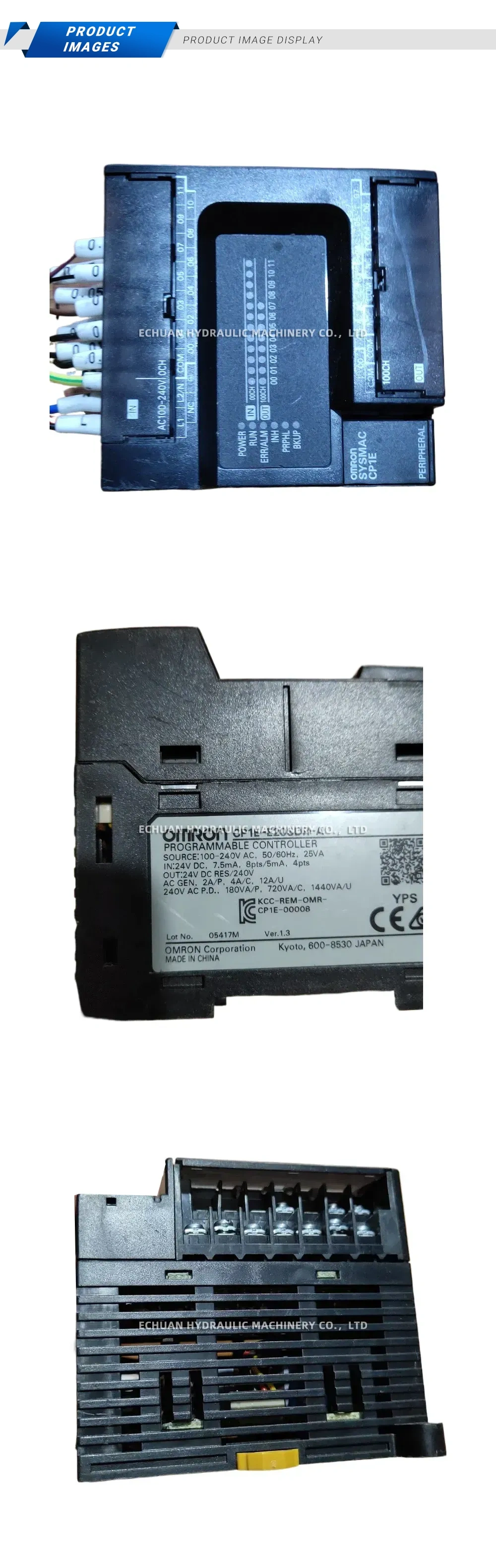 OMRON CP1E-E20SDR-A Programmable Controller Description
