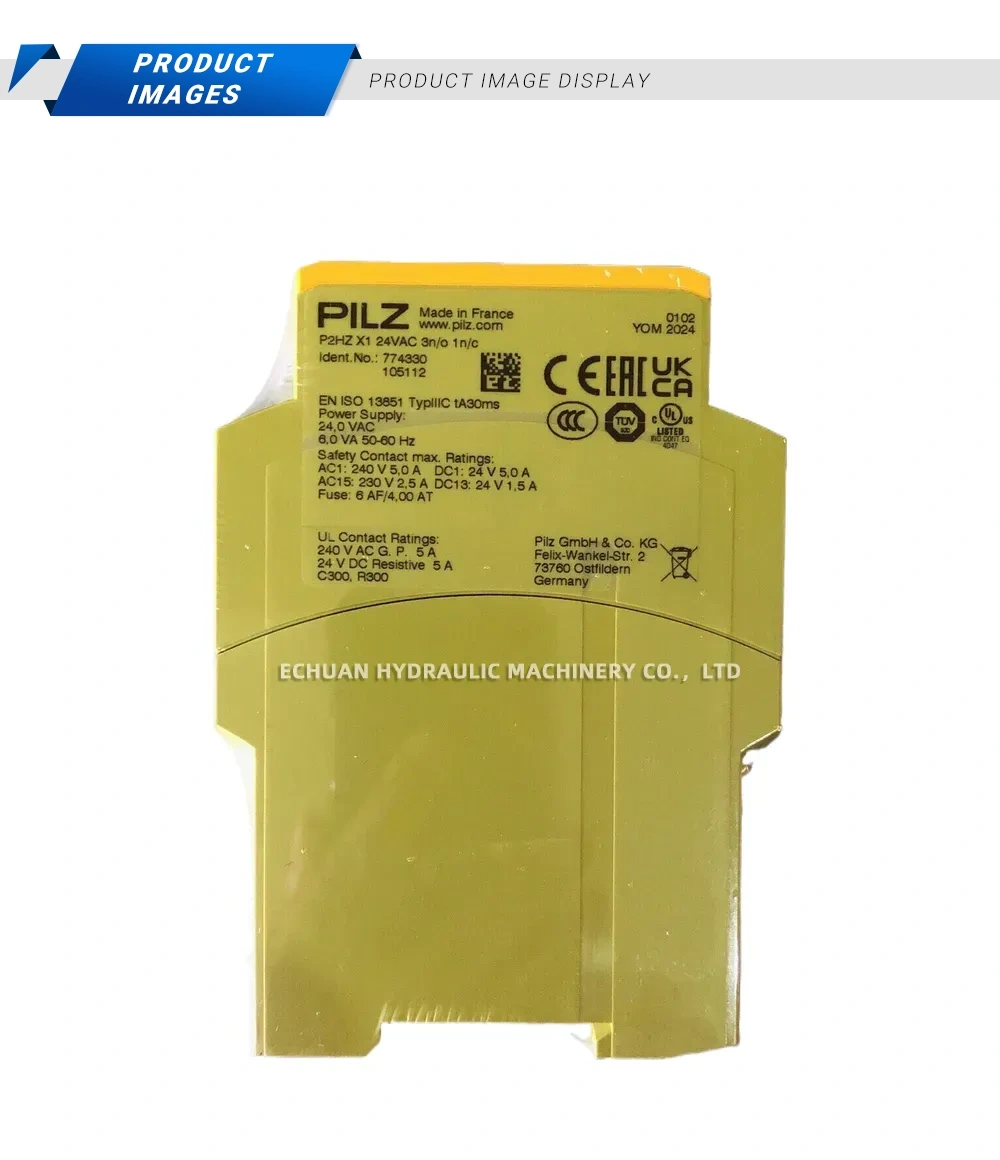PILZ P2HZ X1 24VAC 3n/o 1n/c Safety Relay Description