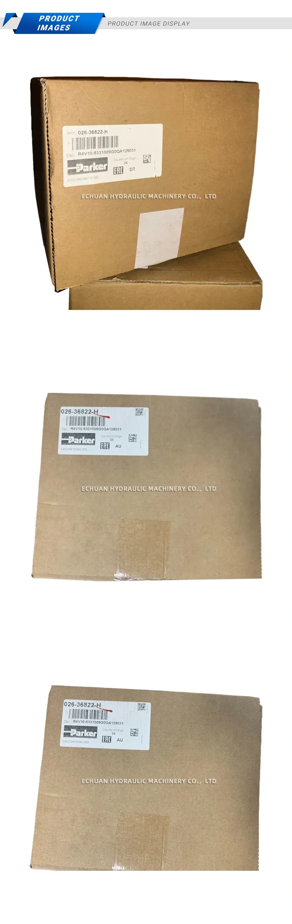 Parker 026-36822-H Hydraulic Pilot Operated Check Valve Description