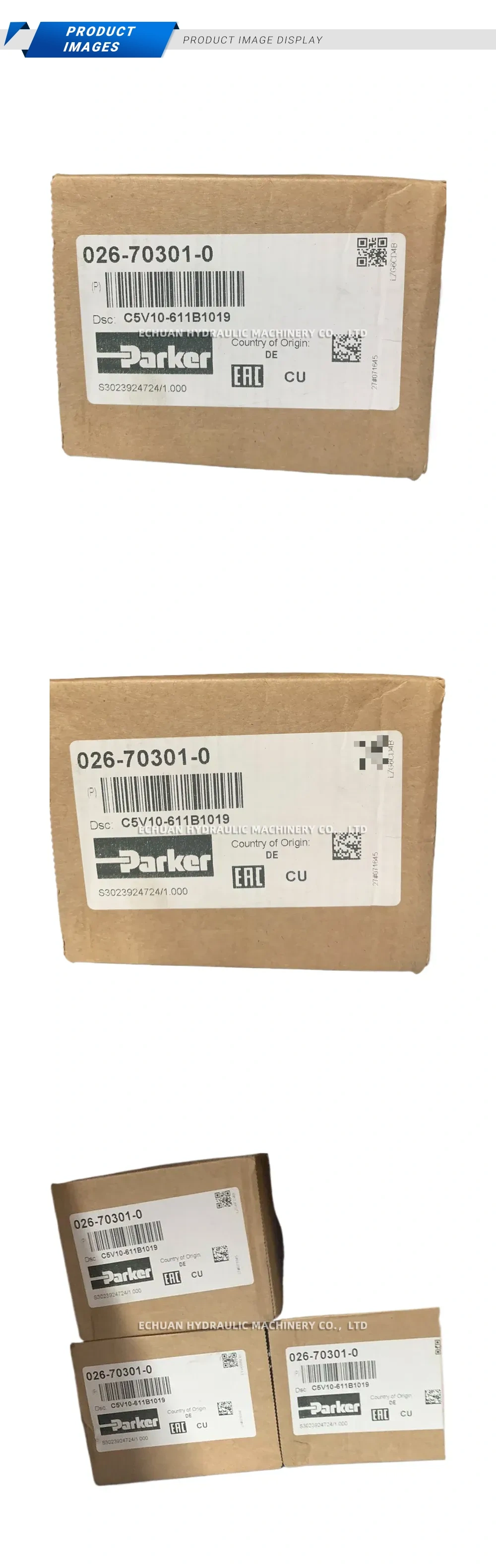 Parker 026-70301-0 Pilot Operated Check Valve Description