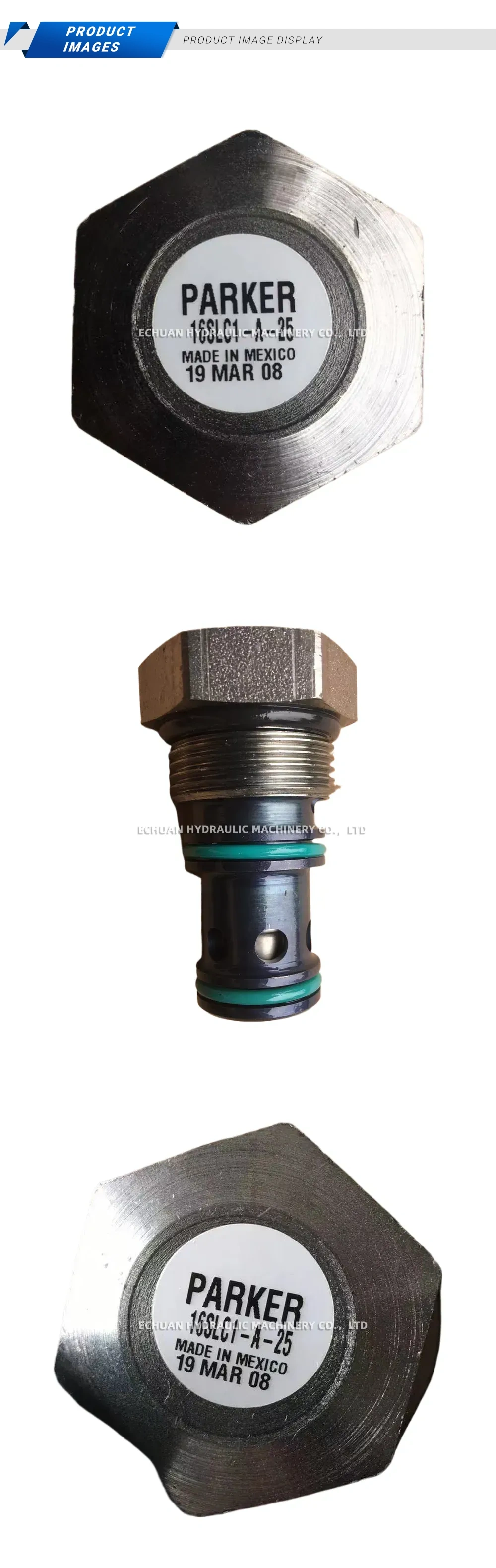 Parker 16SLC1-A-25 Hydraulic Cartridge Valve Description